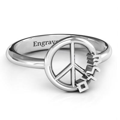 Shalom Peace Ring - The Name Jewellery™