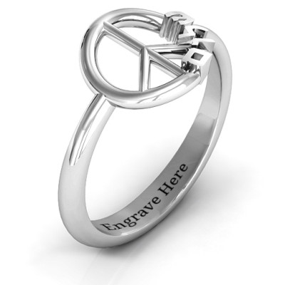 Shalom Peace Ring - The Name Jewellery™