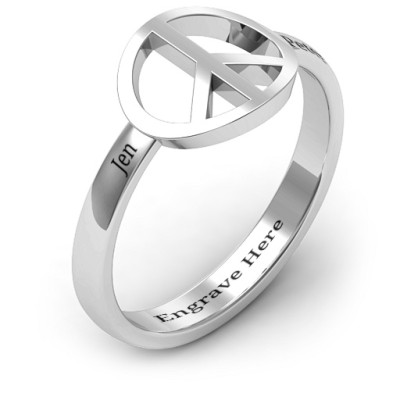 Shanti Peace Ring - The Name Jewellery™