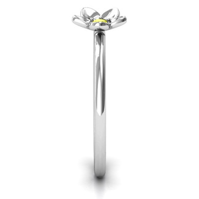 Stackr 'Azelie' Flower Ring - The Name Jewellery™