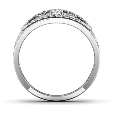 Star of David Lattice Ring - The Name Jewellery™