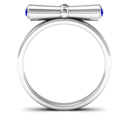 Sterling Silver Diploma Scroll Graduation Ring - The Name Jewellery™