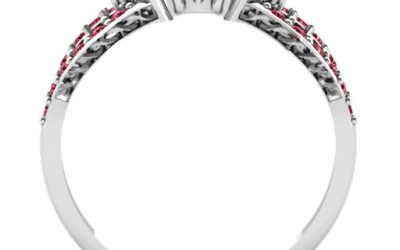 Sterling Silver Fancy Split Shank Solitaire Accent Ring: Crafting Its Story