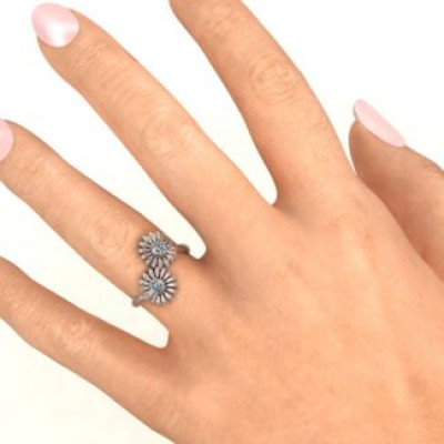 Sun Flowers Ring - The Name Jewellery™