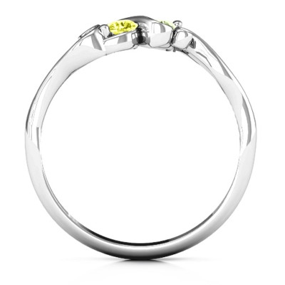 Swirl of Style Birthstone Ring - The Name Jewellery™