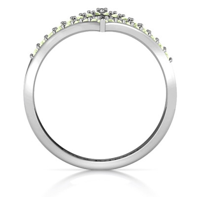 Symmetrical Sparkle Ring - The Name Jewellery™
