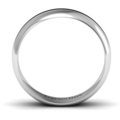 Titus Grooved Men's Ring - The Name Jewellery™