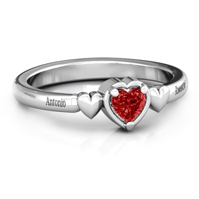 Triple Heart Ring - The Name Jewellery™