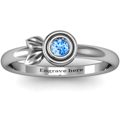 Twin Leaf Ring - The Name Jewellery™