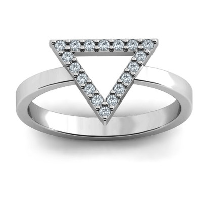 Your Best Triangle with Accents Ring - The Name Jewellery™