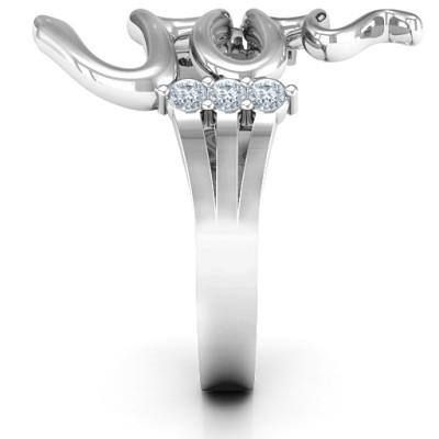 Zig Zag Snake Ring - The Name Jewellery™