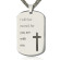 Personalised Titanium Steel Military Dog Tag Name Necklace