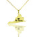 Virginia Map Necklace: Your Personal Journey in Gold-Plated Silver