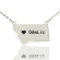 Montana Heart Necklace: Your State, Your Story, Crafted in Silver