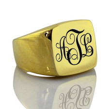 Your Custom Monogram Signet Ring: A Friend for Life