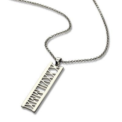 Special Date Necklace Sterling Silver - The Name Jewellery™