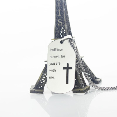 Military Dog Tag Name Necklace - The Name Jewellery™