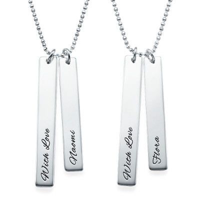 Bar Necklace Set for Mums and Daughters - The Name Jewellery™