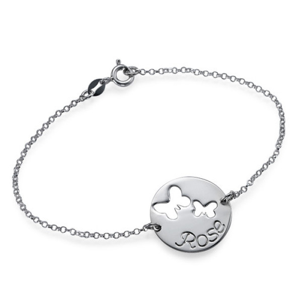 Cut Out Butterfly Bracelet/Anklet - The Name Jewellery™