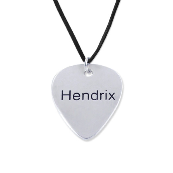 Engraved Guitar Pick Necklace - The Name Jewellery™
