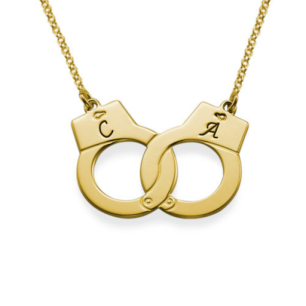 Handcuff Necklace in 18ct Gold Plating - The Name Jewellery™