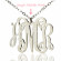 The Ultimate Guide to Your Perfect White Gold Monogram Necklace