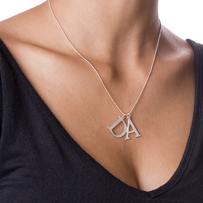 Initials Necklace in Silver - The Name Jewellery™