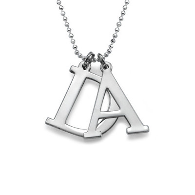 Initials Necklace in Silver - The Name Jewellery™