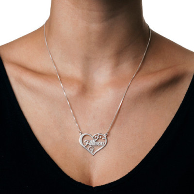 Personalised Heart Name Necklace - The Name Jewellery™