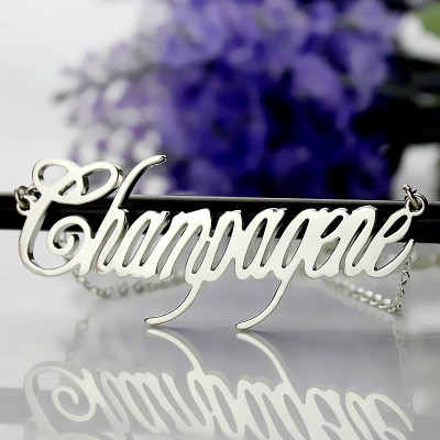 Unique Name Necklace Sterling Silver - The Name Jewellery™