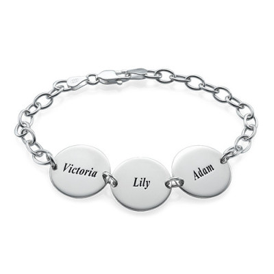 Special Gift for Mum - Disc Name Bracelet/Anklet - The Name Jewellery™