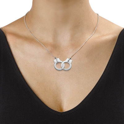 Sterling Silver Handcuff Necklace - The Name Jewellery™