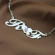 Sterling Silver Double Initials Necklace | Personalized & Handcrafted Gifts