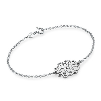 Sterling Silver Initials Bracelet /Anklet - The Name Jewellery™