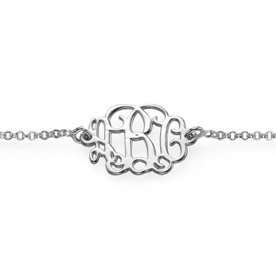 Sterling Silver Initials Bracelet /Anklet - The Name Jewellery™
