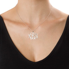 Your Story, Sparkled: The Sterling Silver Monogram Necklace