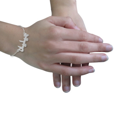 Sterling Silver Arabic Name Bracelet / Anklet - The Name Jewellery™
