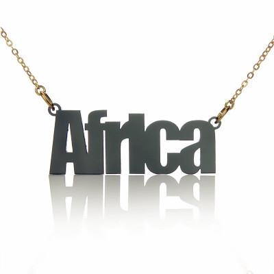 Acrylic Name Necklace Swis721 BIKCn BT Font Necklace - The Name Jewellery™