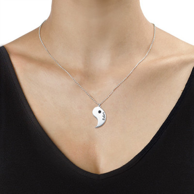 Yin Yang Necklace for Couples with Engraving - The Name Jewellery™