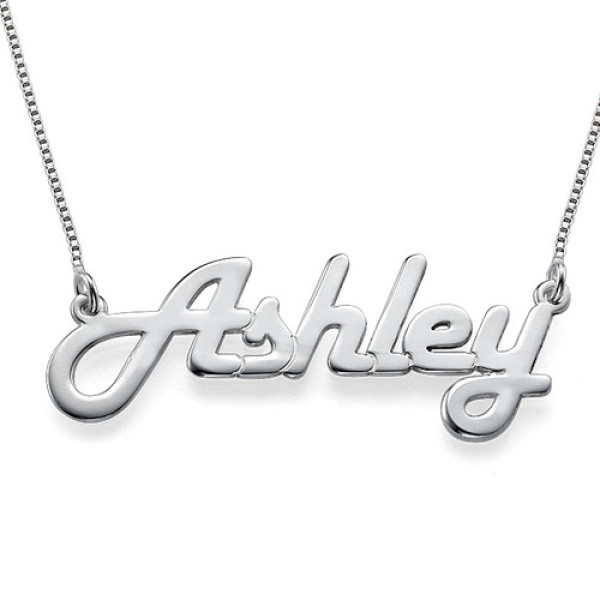 Stylish Silver Name Necklace - The Name Jewellery™