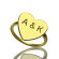 Your Sweetheart Ring: Initials & Gold, Crafted with Care