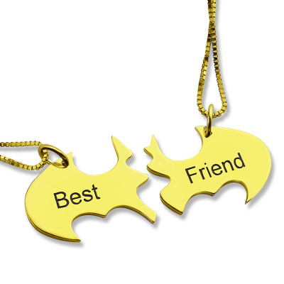 Personalised Puzzle Friend Name Necklace 18ct Gold Plated - The Name Jewellery™