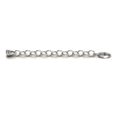 Personalised Silver Snake Bracelet with 1.5  Extender - The Name Jewellery™