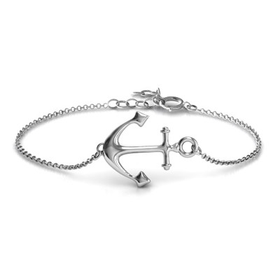 Personalised Anchor Bracelet - The Name Jewellery™