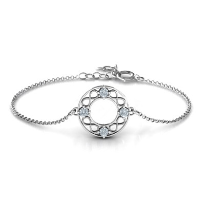 Personalised Circular Infinity Bracelet - The Name Jewellery™
