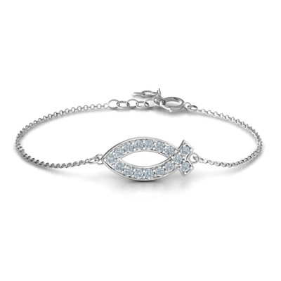 Personalised Classic Fish Bracelet - The Name Jewellery™