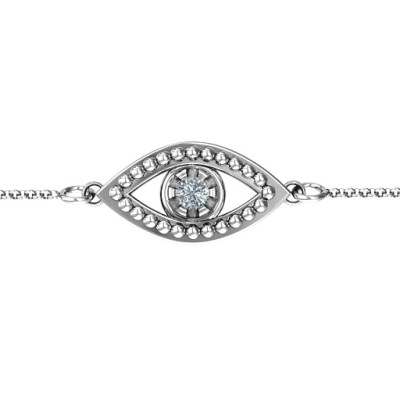Personalised Evil Eye Bracelet - The Name Jewellery™