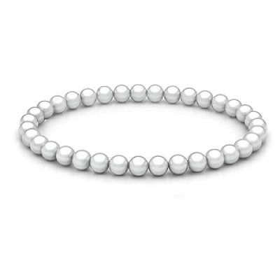 Personalised Freshwater Pearl Stretch Bracelet - The Name Jewellery™