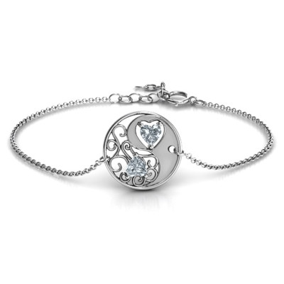 Personalised Love, Life and Balance Bracelet - The Name Jewellery™