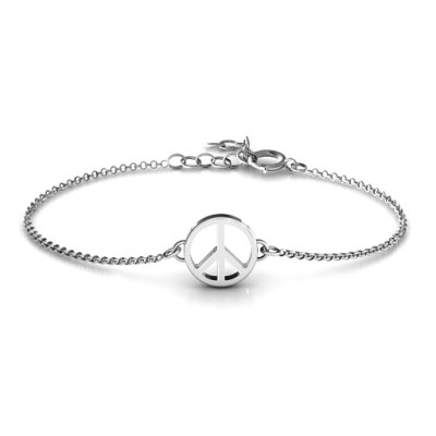 Personalised Shanti Peace Bracelet - The Name Jewellery™